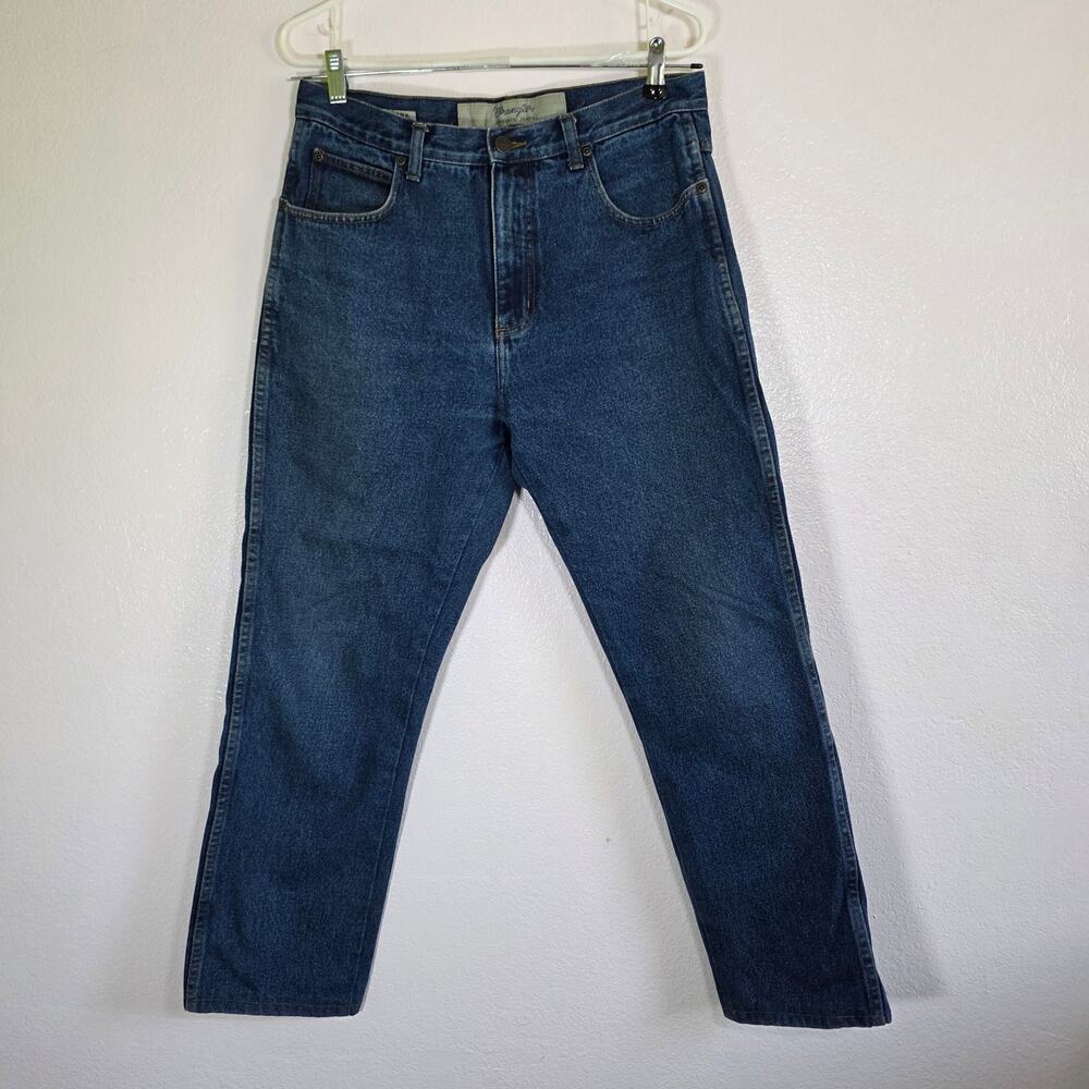 Wrangler Women’s High Rise Straight Leg Jeans Dark Wash Size 32